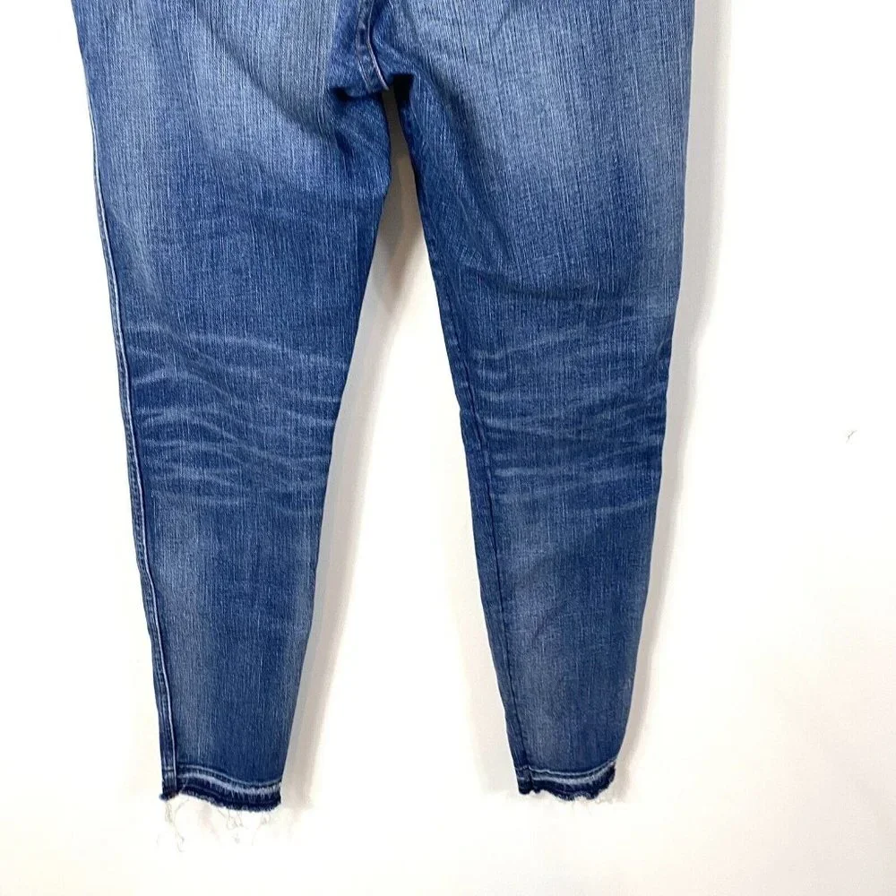 Madewell Women's 9-Inch High-Rise Skinny Ripped & Repaired York Denim Jeans 27 - Picture 8 of 11